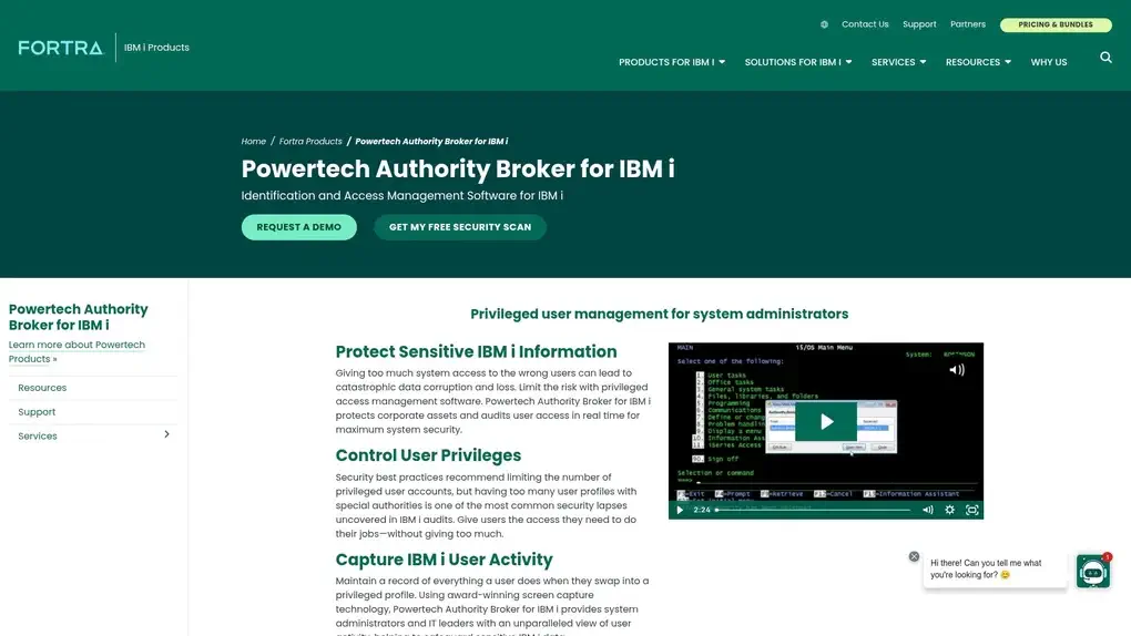 Powertech Authority Broker for IBM i screenshot